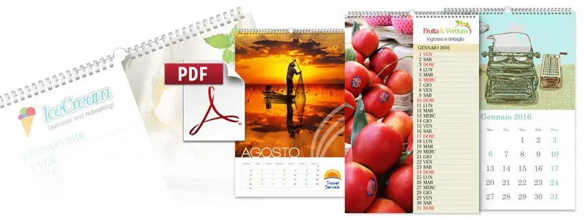stampa foto calendario da pdf - Daniele Panareo fotografo Lecce