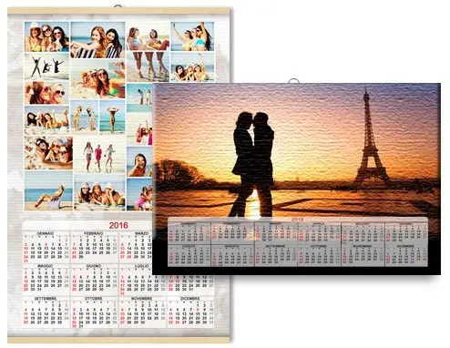 stampa fotografica di calendari su tela - Daniele Panareo fotografo Lecce