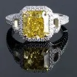 fancy vivid diamante colorato per anello di fidanzamento fotografo matrimonio lecce