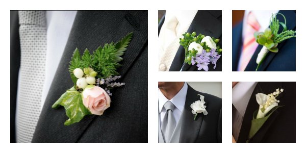 boutonnière o fiore occhiello cerimonia - Accessori sposo - Daniele Panareo fotografo Lecce e provincia